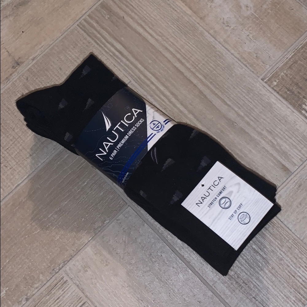 Nautica 6 Pack of Dress Socks